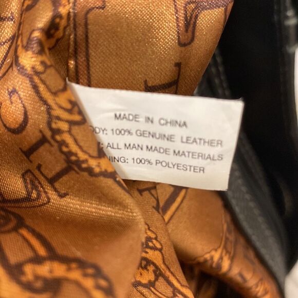 New Tignanello Leather 2 compartments Large Hand Bag - Picture 6 of 11